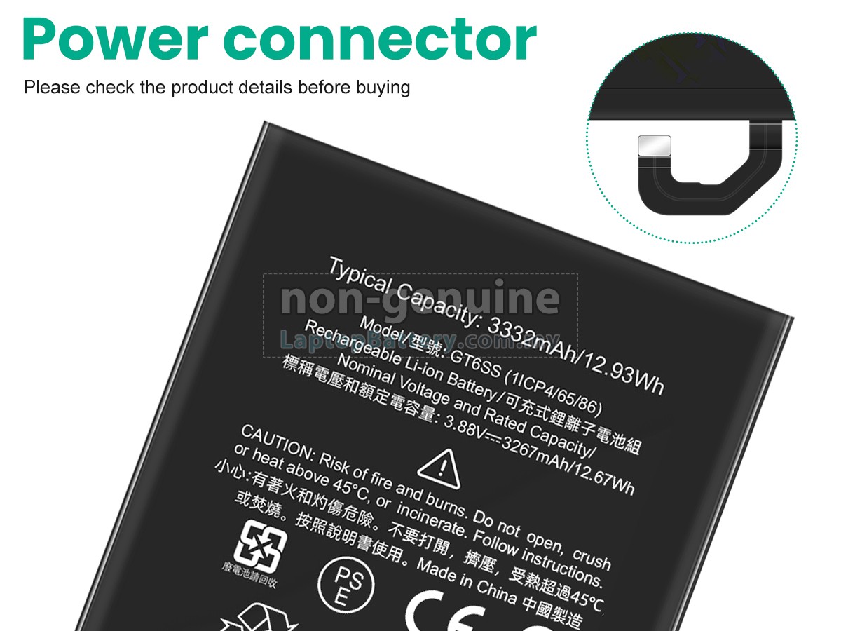 Google PIXEL FOLD replacement battery