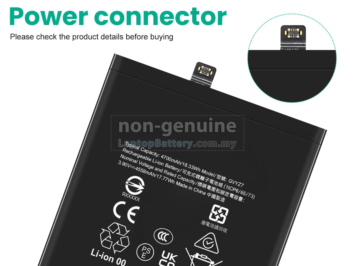 Google PIXEL 9 replacement battery