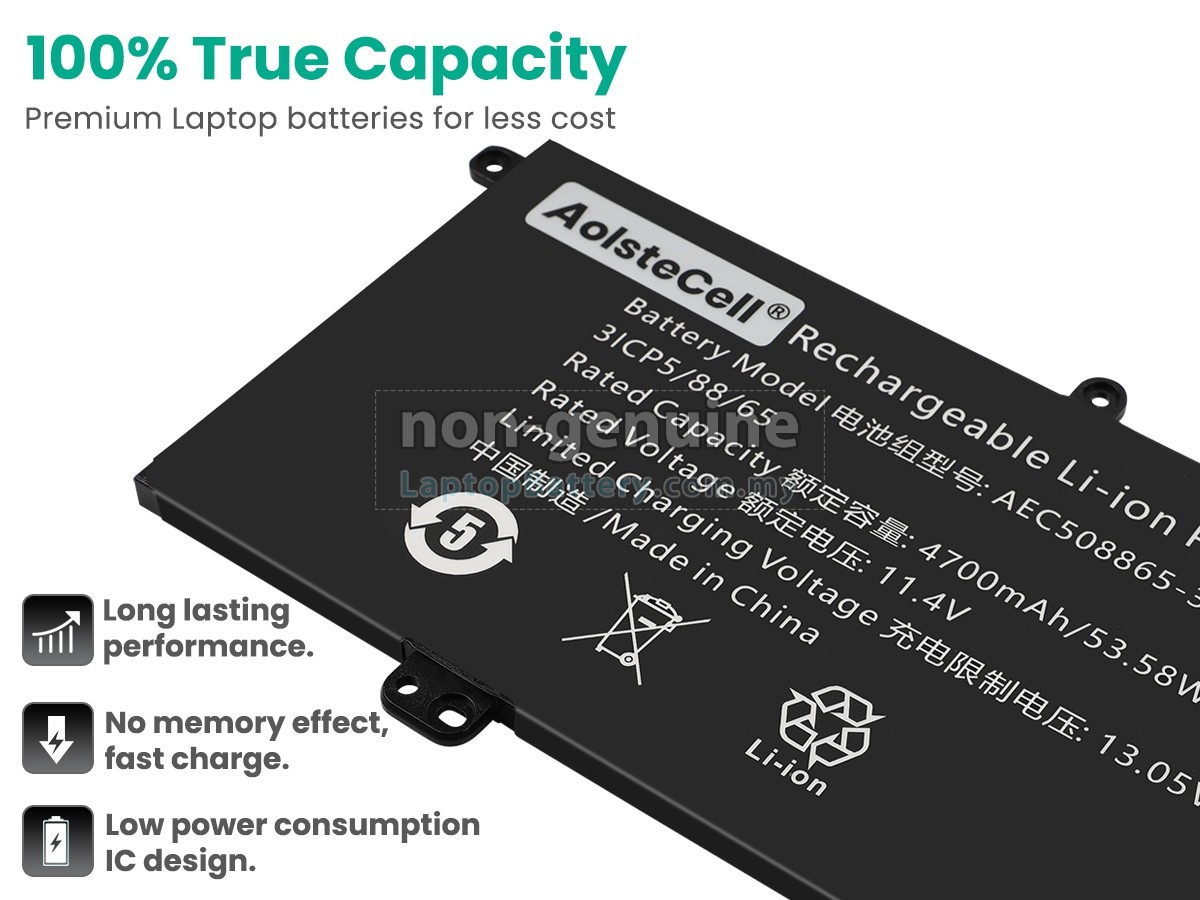 Hasee X5-2021S5 replacement battery
