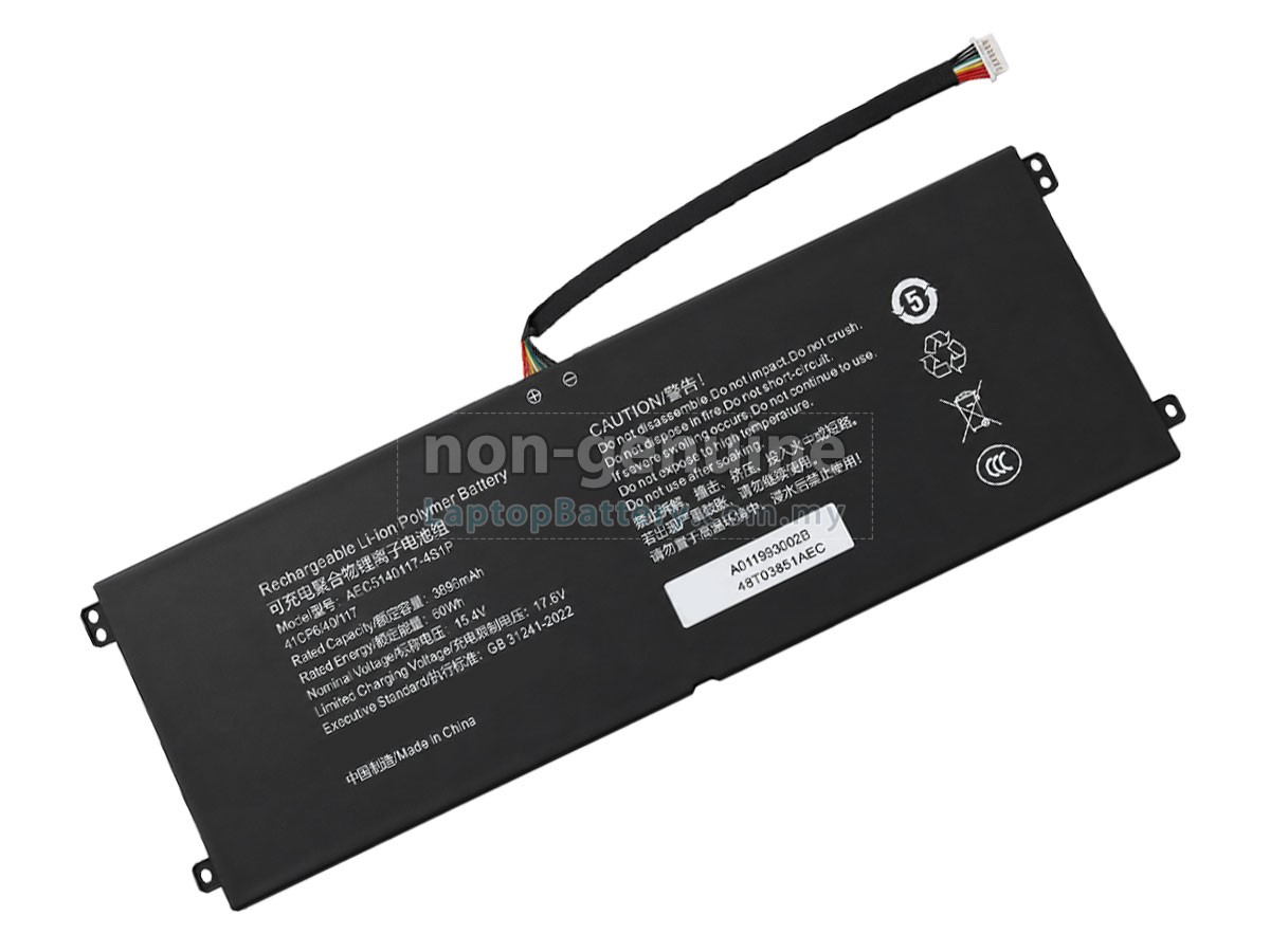 Hasee A4 replacement battery