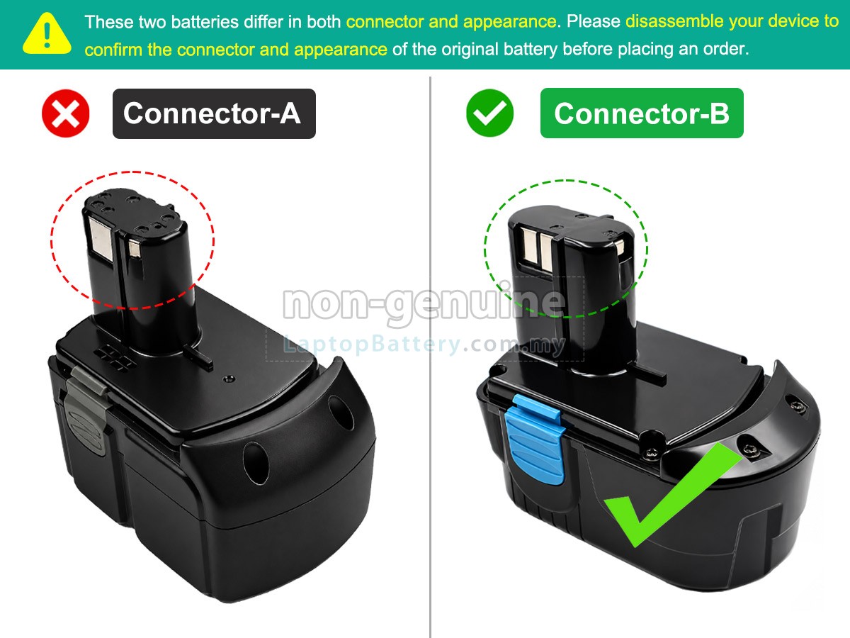 Hitachi 327731 replacement battery