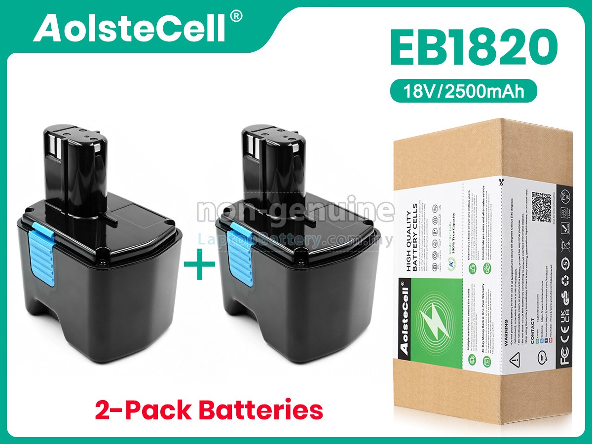 Hitachi 18V EB1820 replacement battery