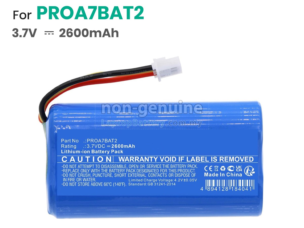 Honeywell PROA7BAT2 replacement battery