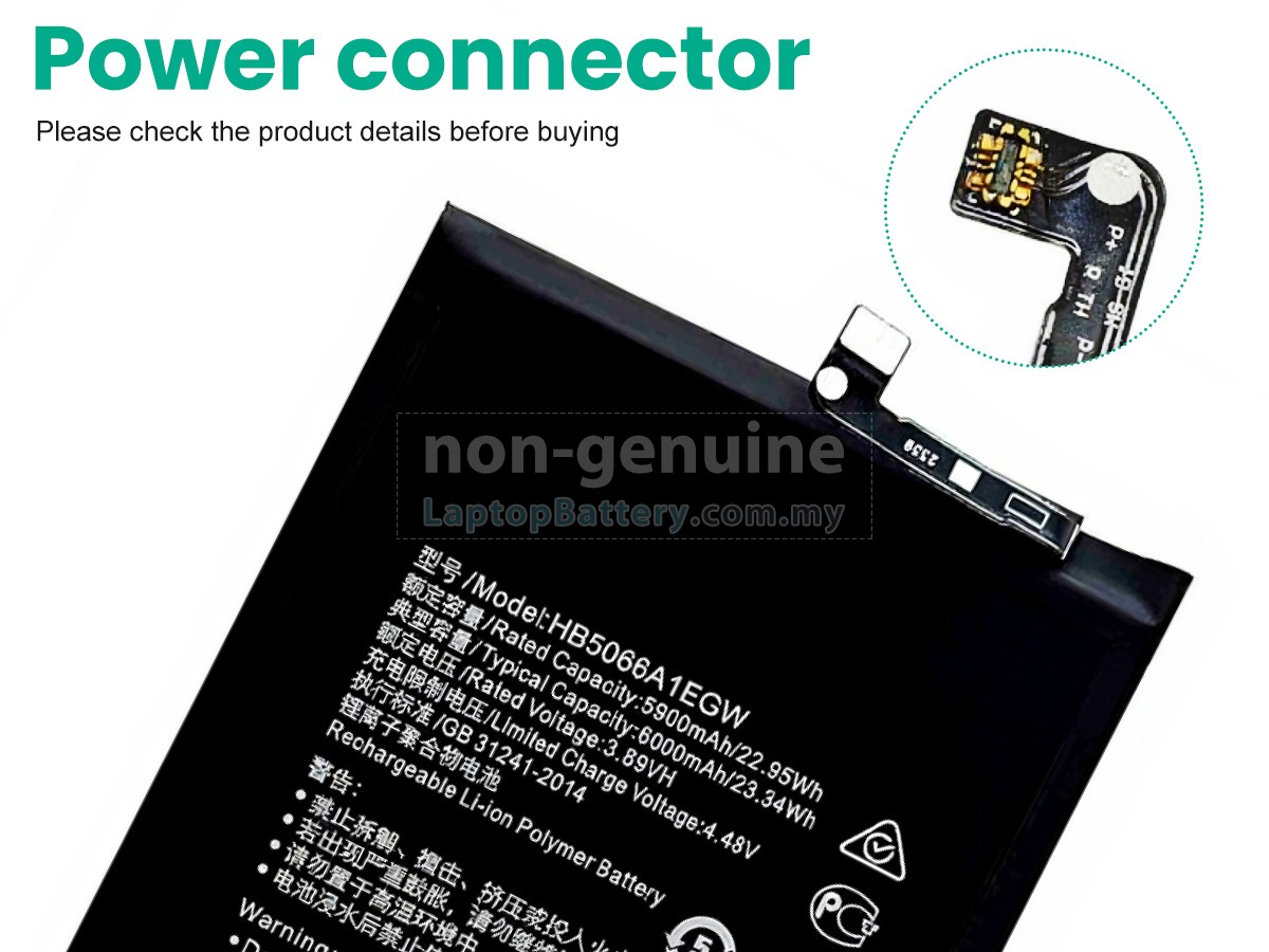 Honor PLAY 40 PLUS replacement battery