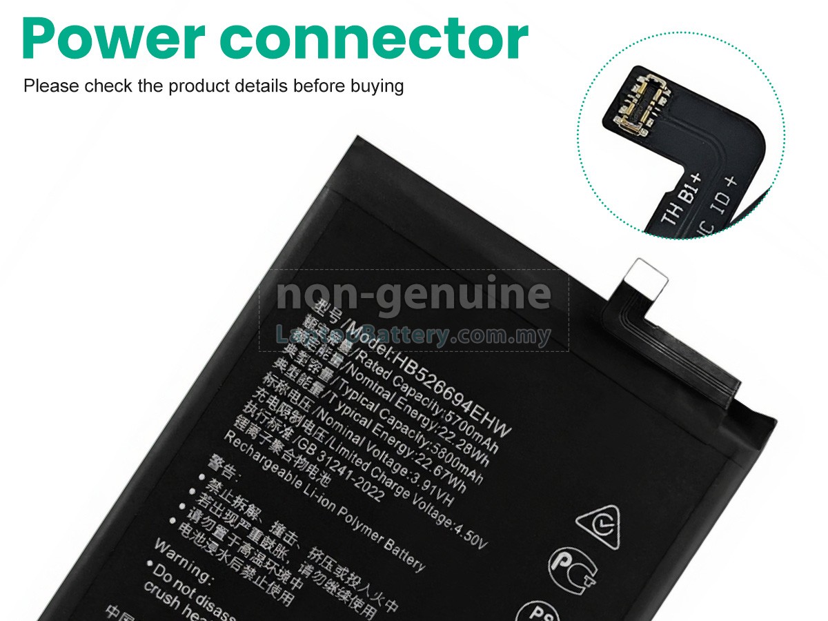 Honor X9B ALI-NX1 replacement battery