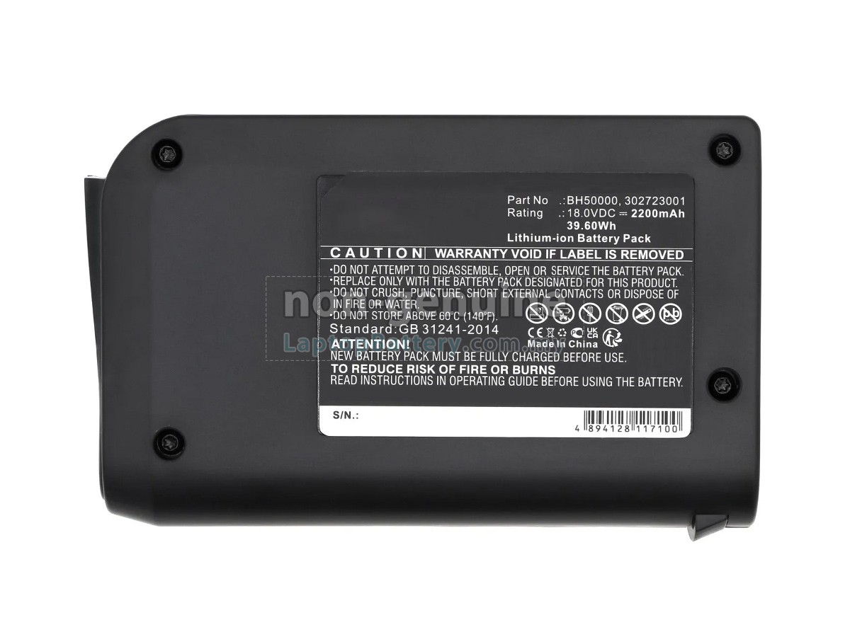 Hoover BH50015 replacement battery