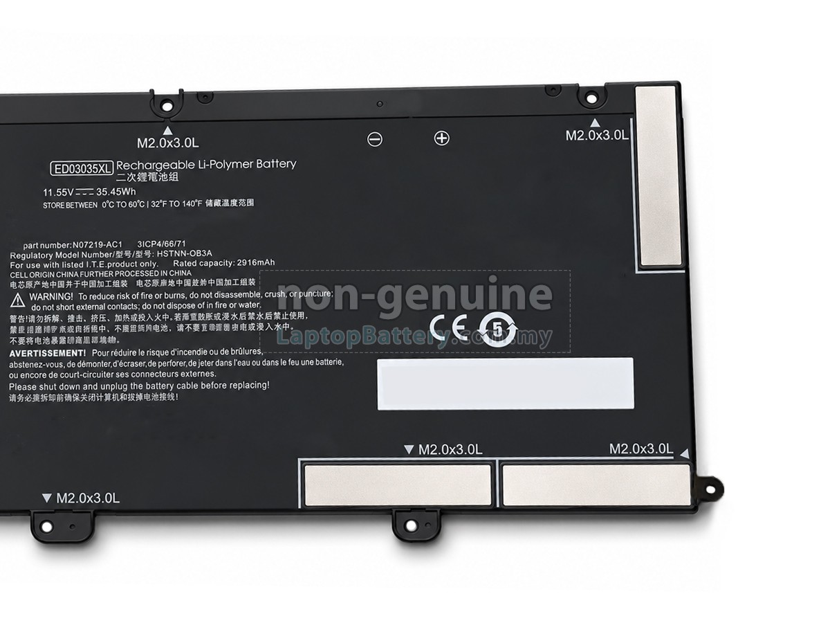 HP ED03035XL replacement battery