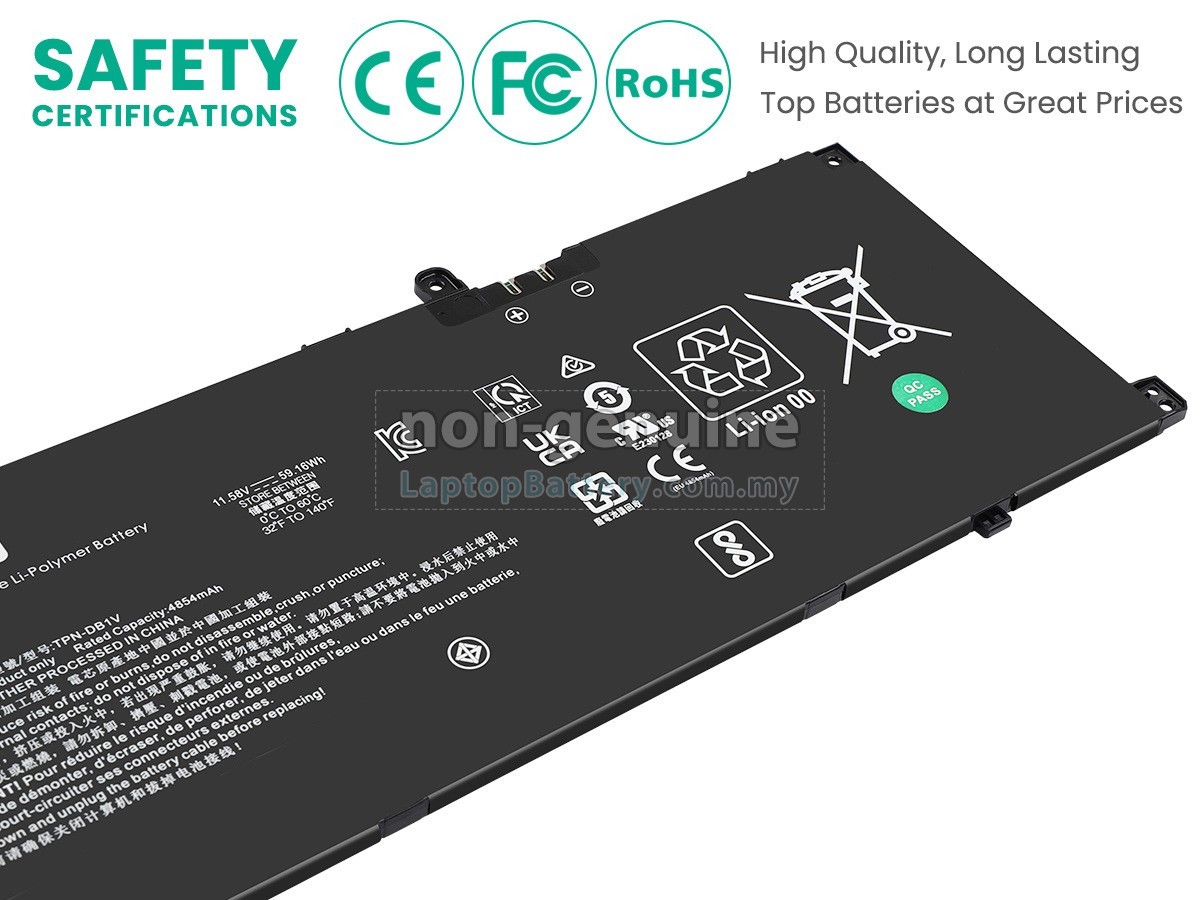 HP OmniBook X 14-KA0000NE replacement battery