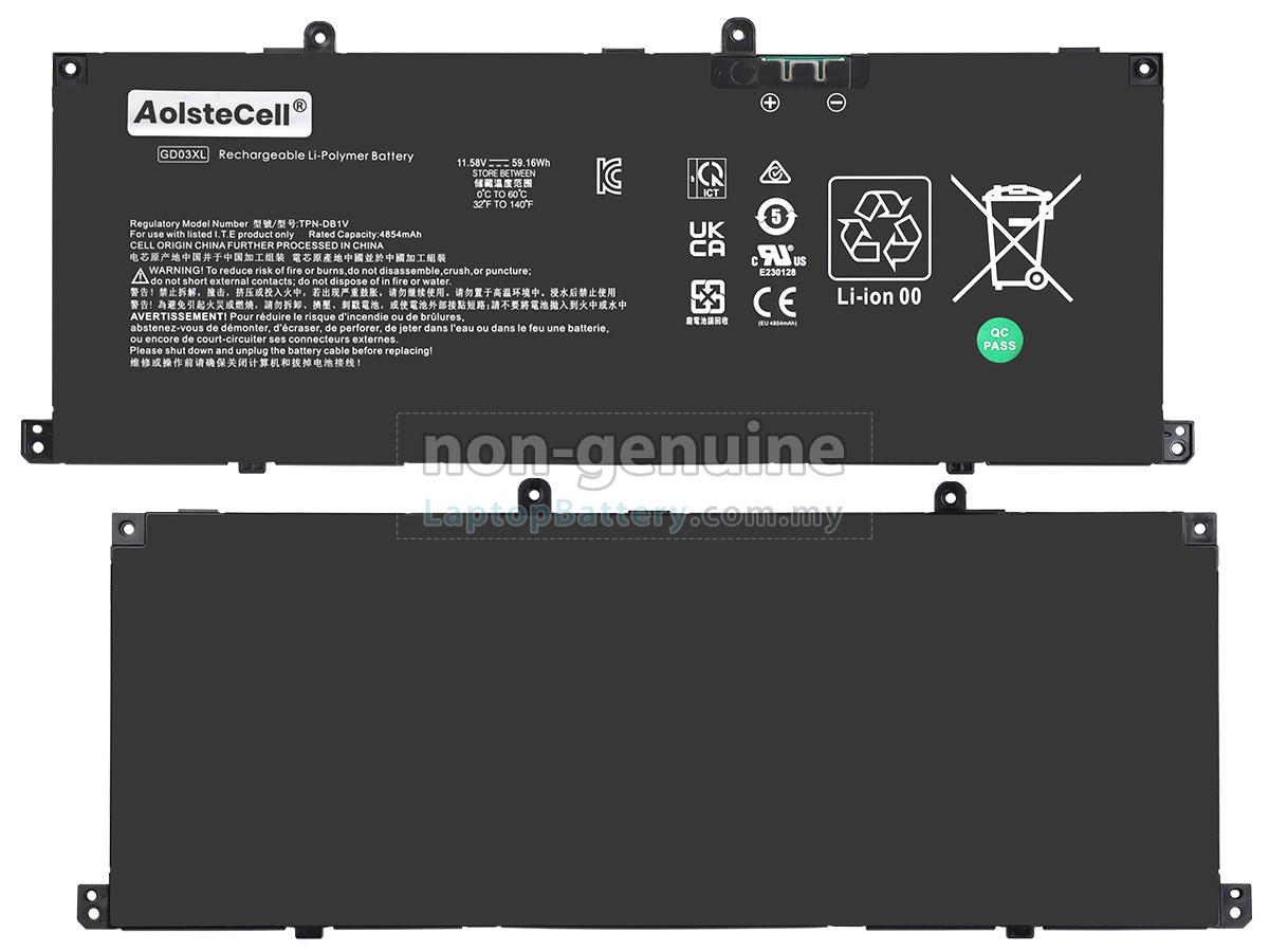 HP OmniBook X 14-KA0000NE replacement battery