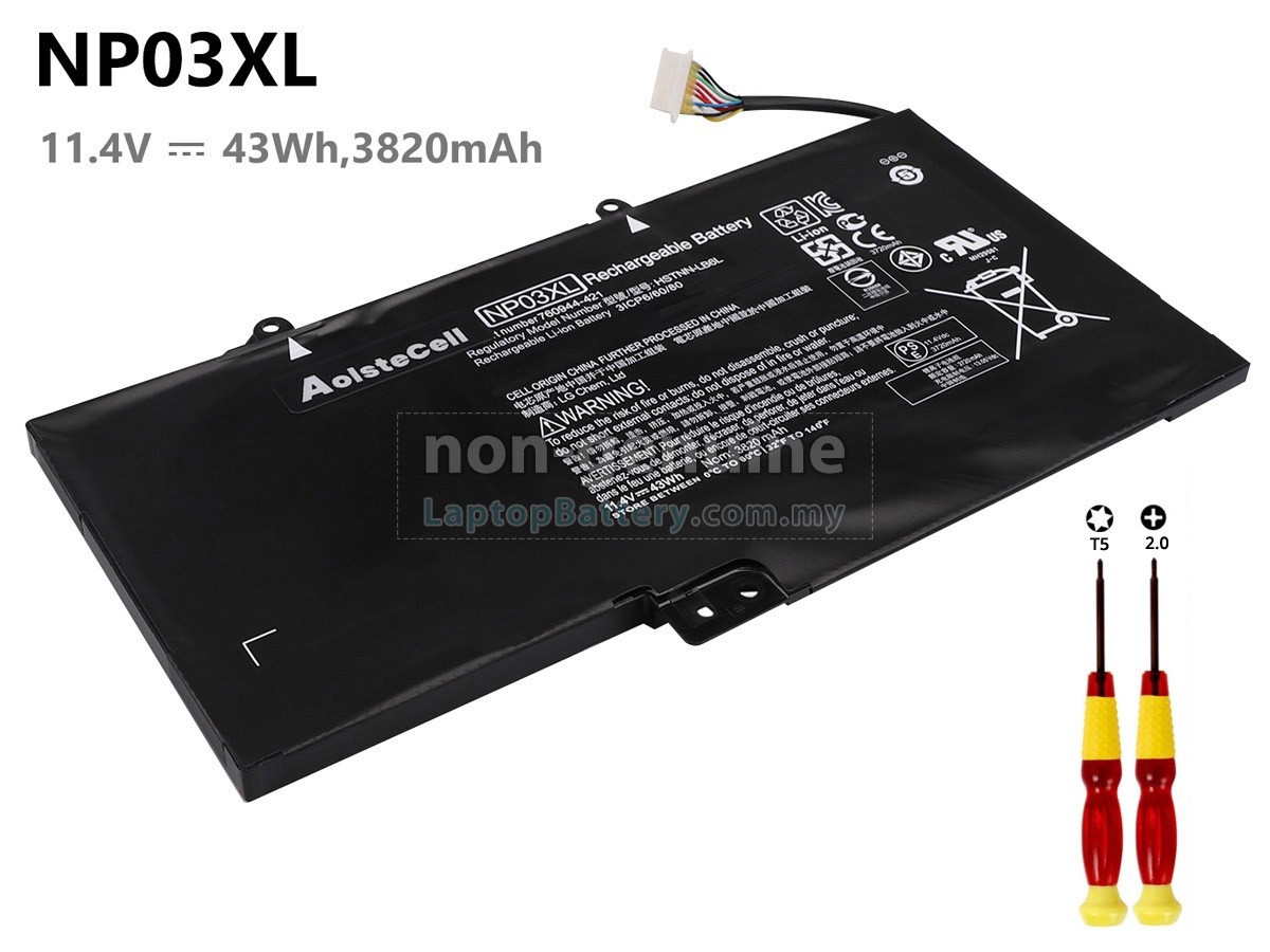 HP Envy X360 15-U100NX replacement battery
