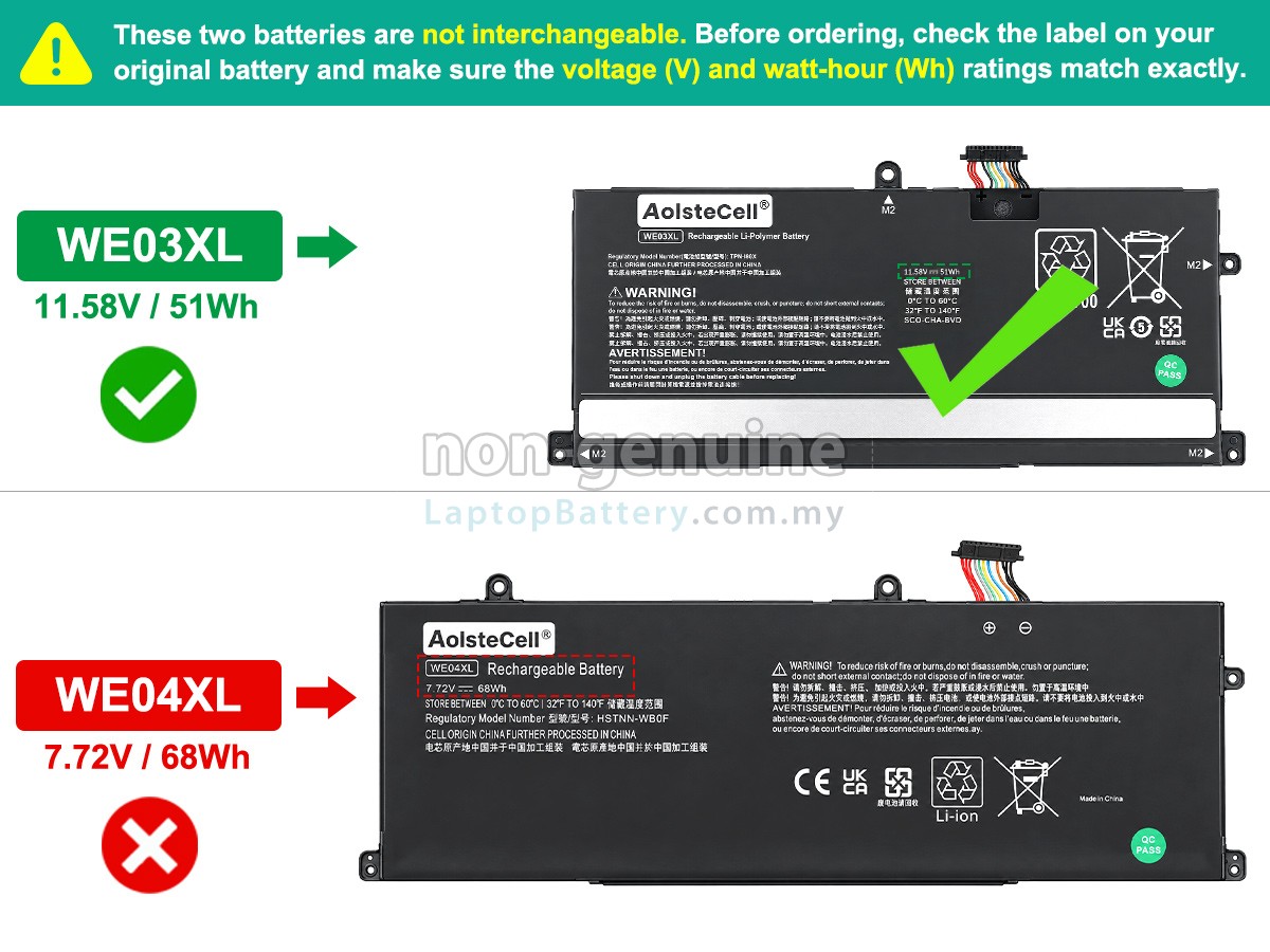 HP Pavilion Plus 14-EY0029AU replacement battery