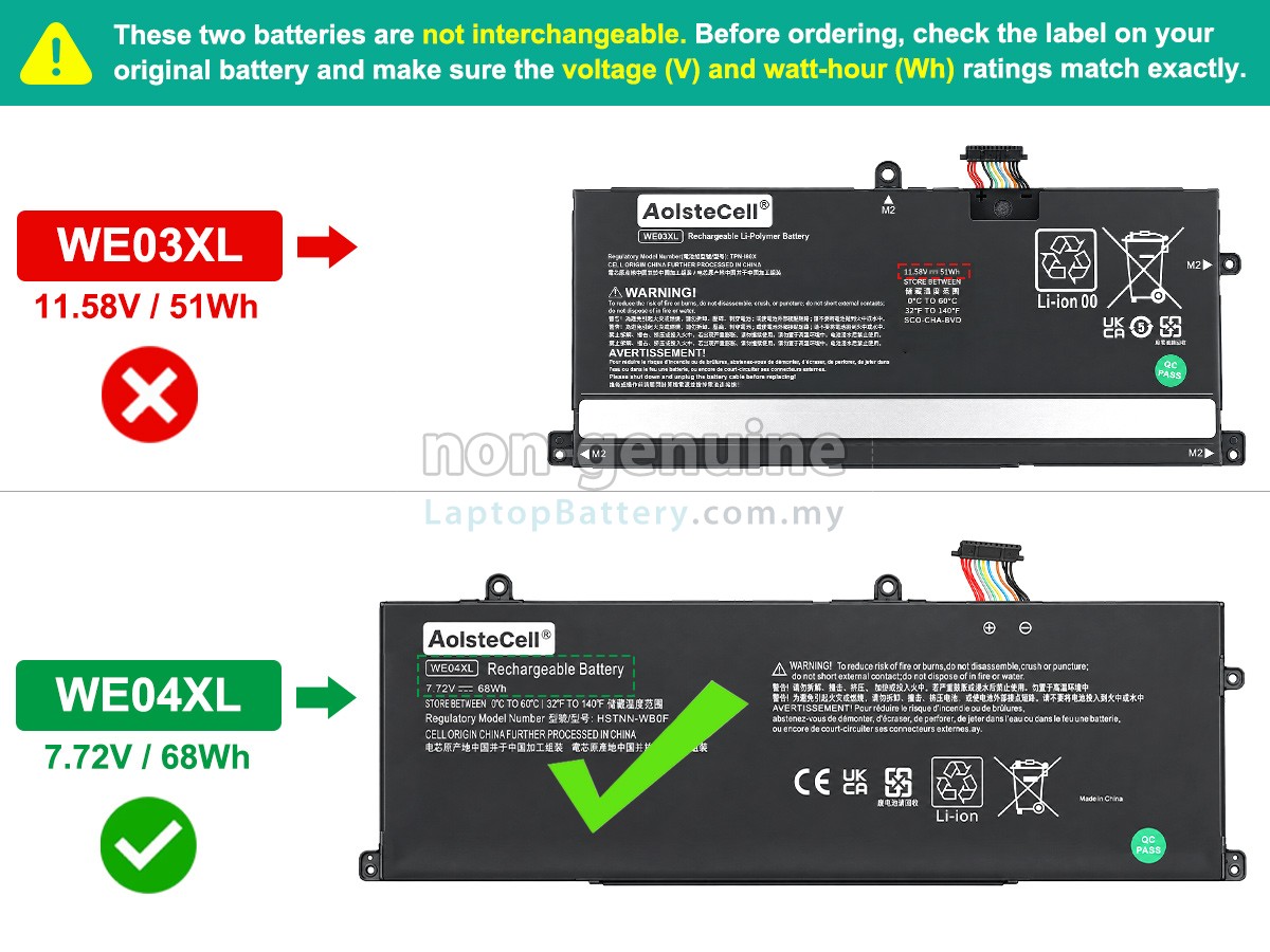 HP Pavilion Plus 14-EY0029AU replacement battery