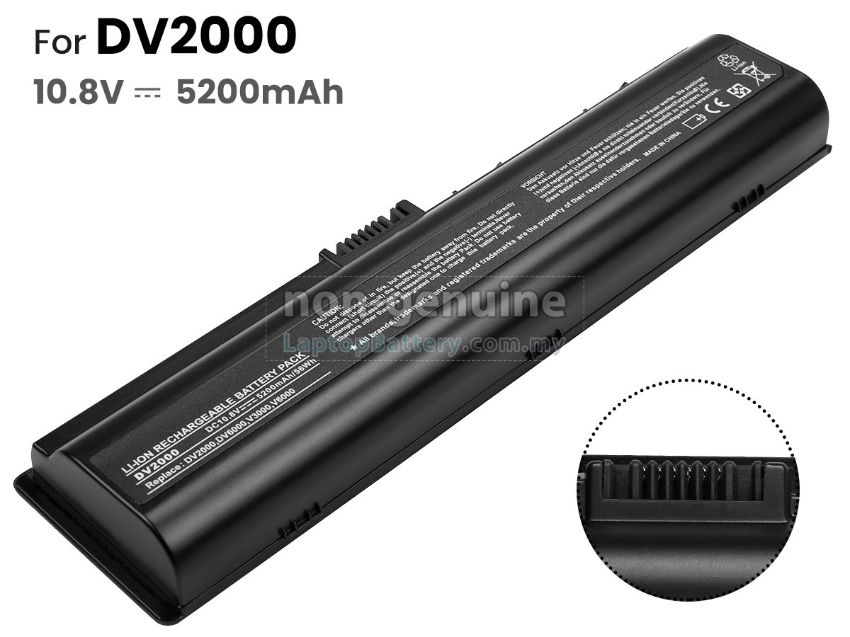 HP Pavilion DV2166EA replacement battery