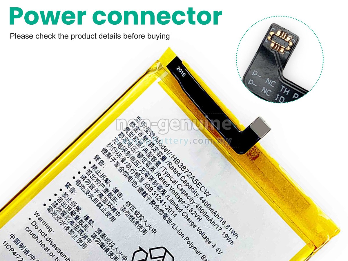 Huawei HB3872A5ECW replacement battery