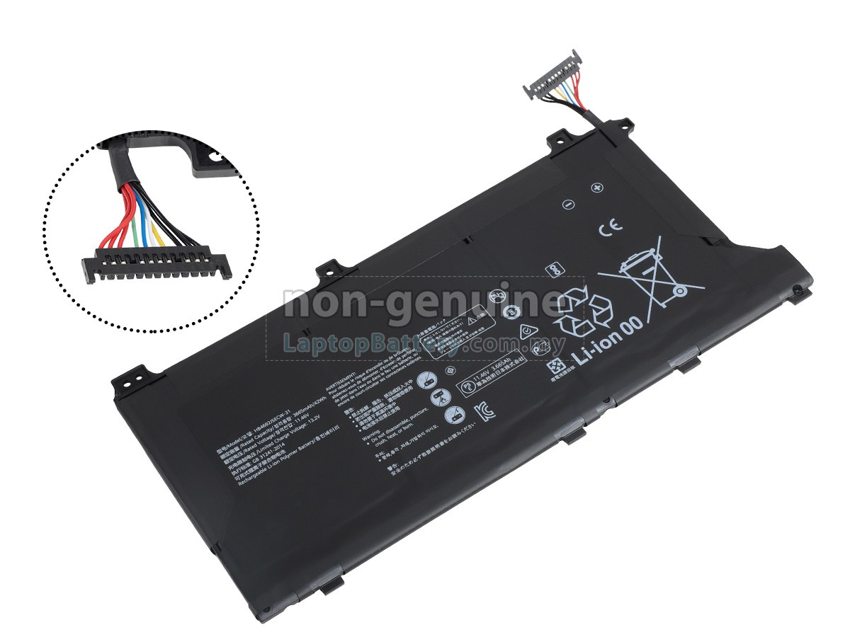 Huawei MATEBOOK D15 (2020) replacement battery
