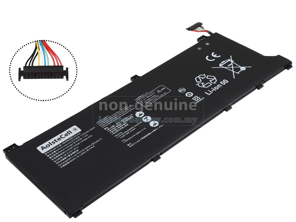 Huawei MATEBOOK D15 (2020) replacement battery