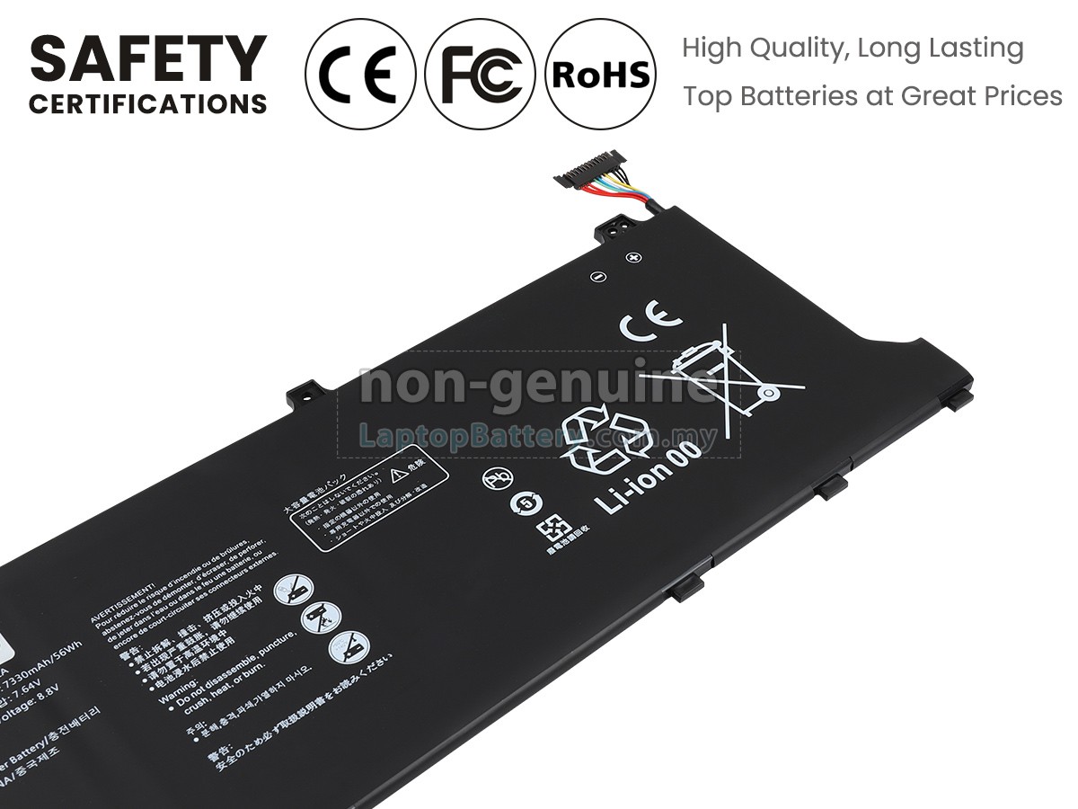 Huawei MATEBOOK D15 (2020) replacement battery