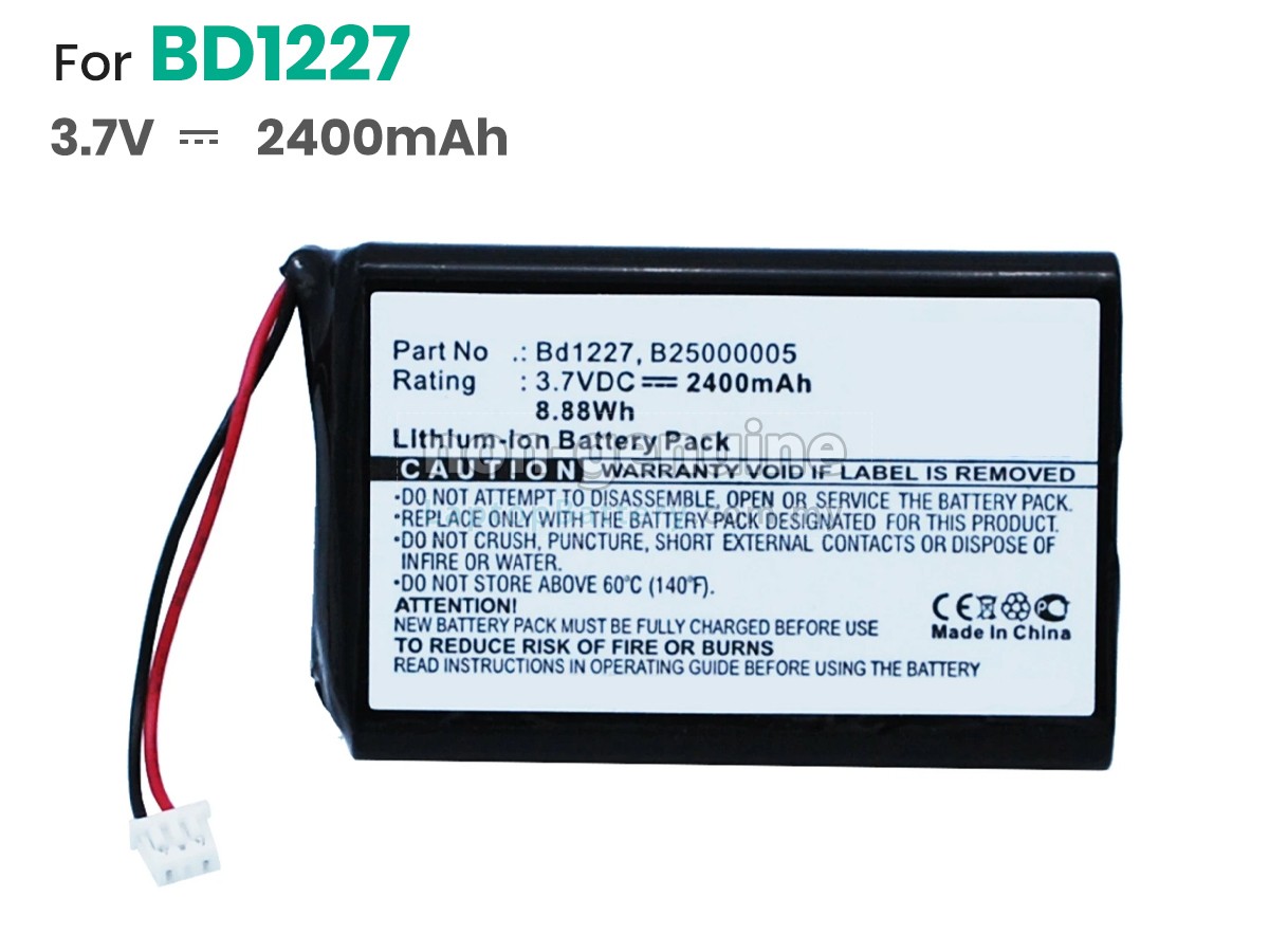 Ingenico BD1227 replacement battery