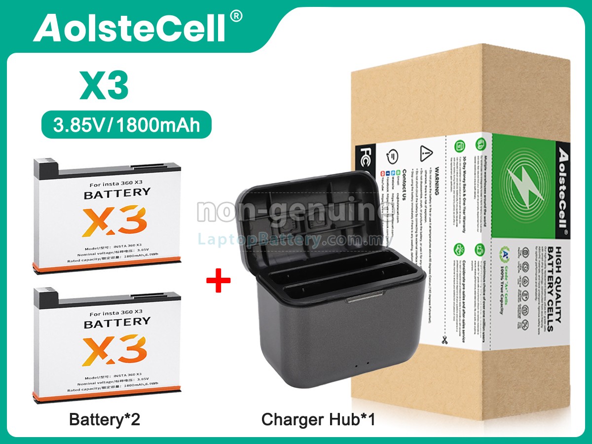 Insta360 CINAQBT-A replacement battery
