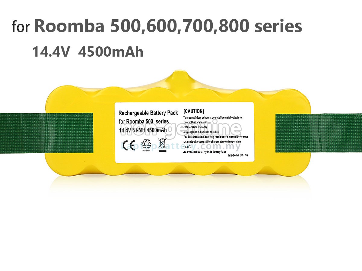 celle Manhattan Alaska Irobot ROOMBA 620 battery,high-grade replacement Irobot ROOMBA 620 battery  for Vacuum Cleaner from Malaysia(4500mAh,12 cells)