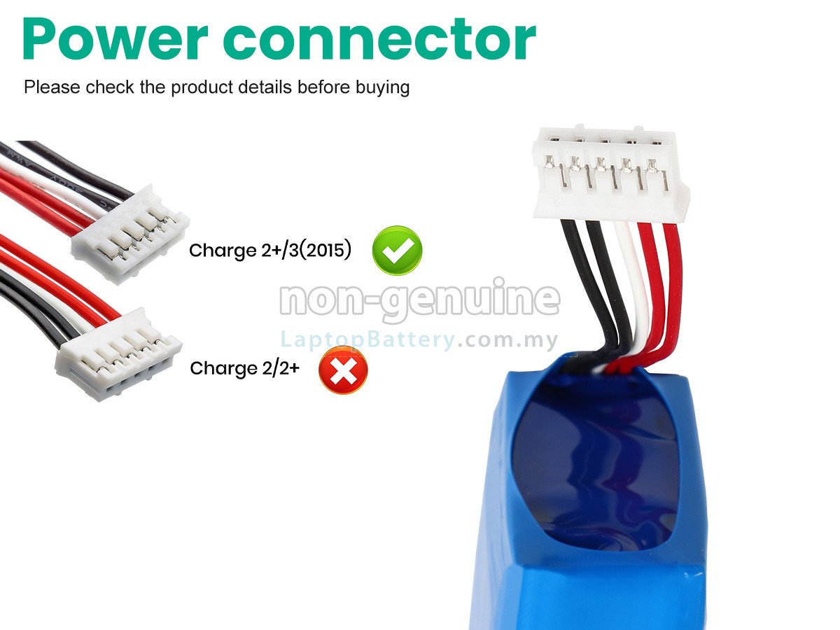 JBL CHARGE 2+ BLUETOOTH SPEAKER replacement battery