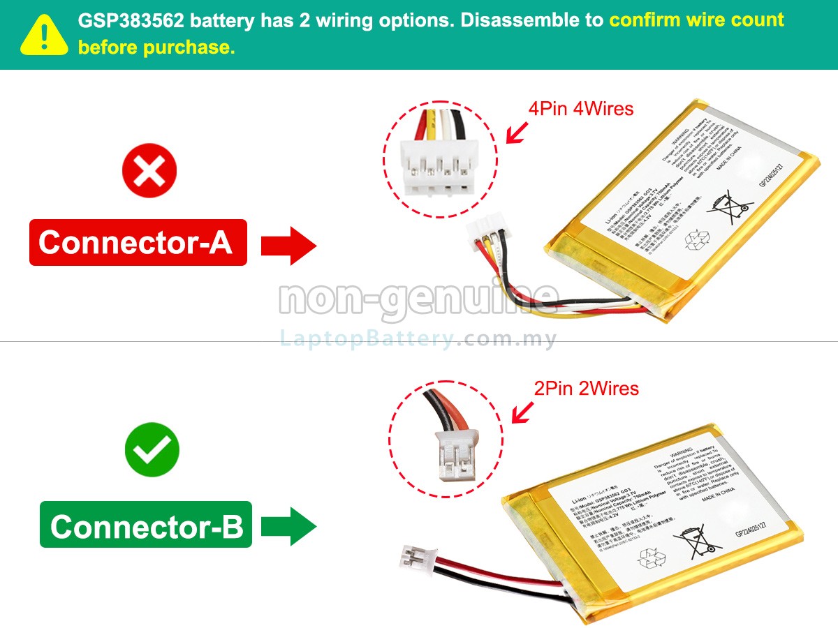 JBL GO 3 replacement battery