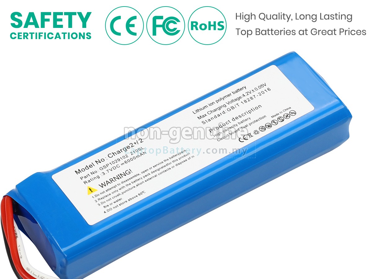 JBL CHARGE 2+ BLUETOOTH SPEAKER replacement battery