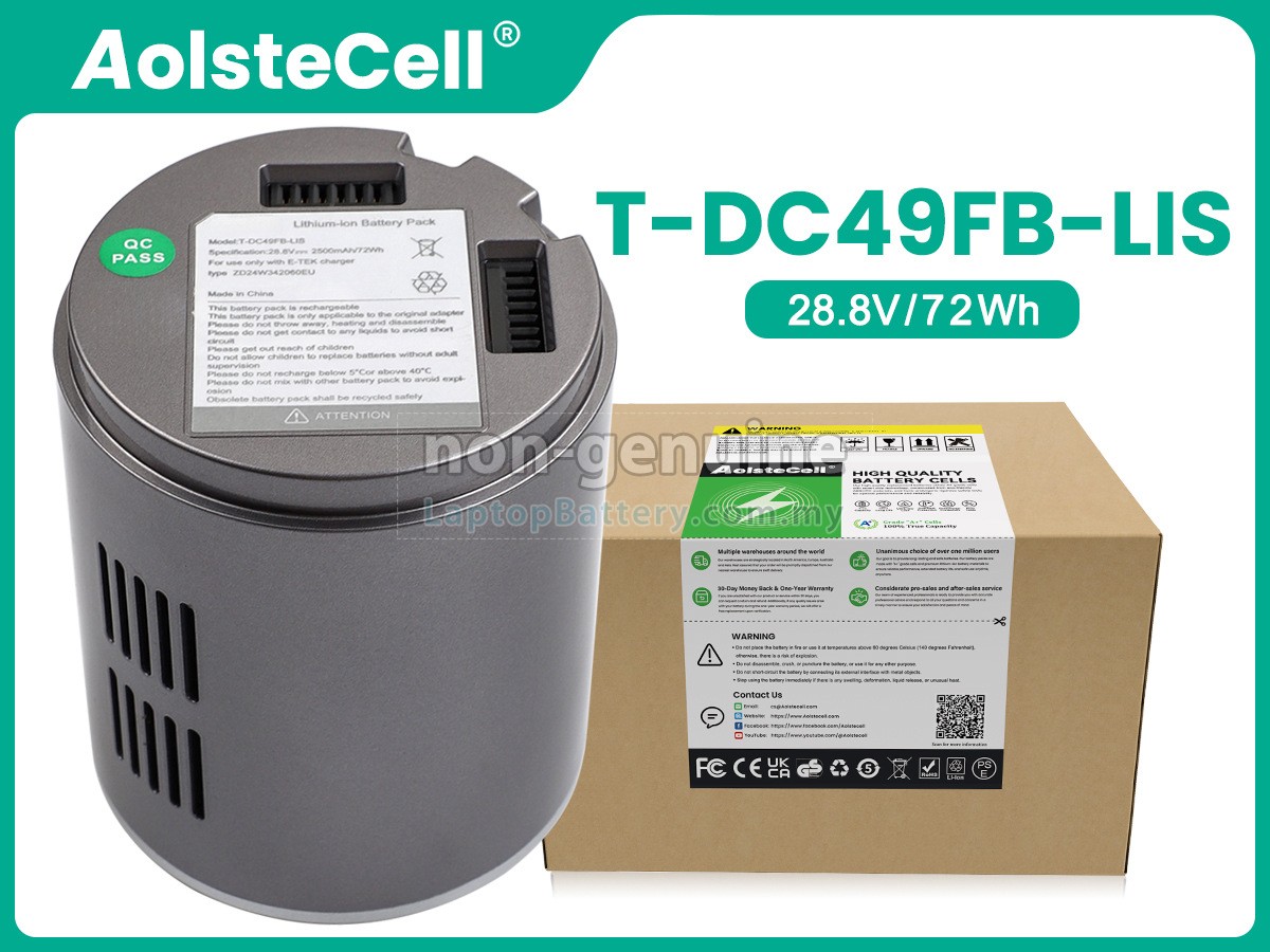 JIMMY T-DC49FB-LIS replacement battery