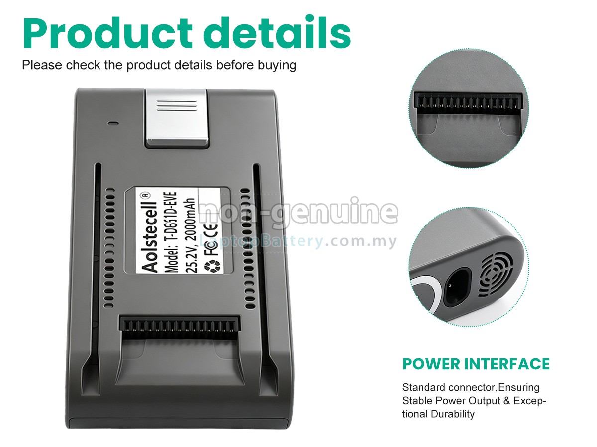JIMMY H8 FLEX replacement battery