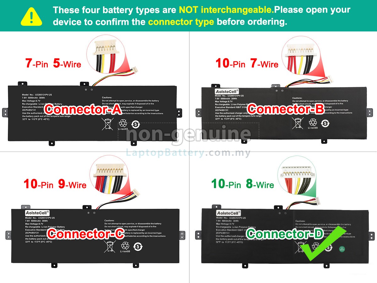 Jumper EZBOOK S5 14 INCH replacement battery