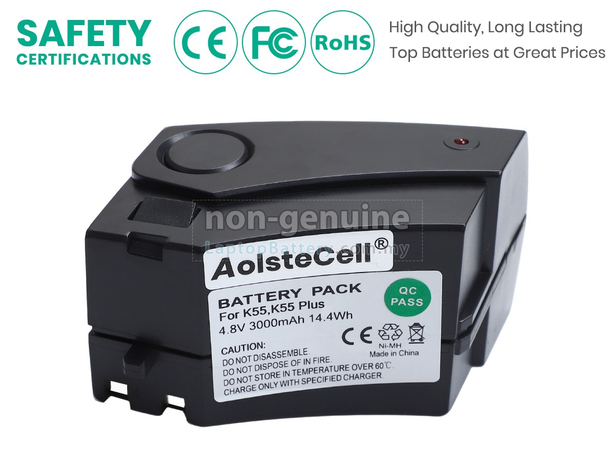 Cameron Sino Batteria Di Ricambio Per Karcher K55/ KC55 - 3000 MAh, 14.4V, Compatibile Con 1.258-505.0