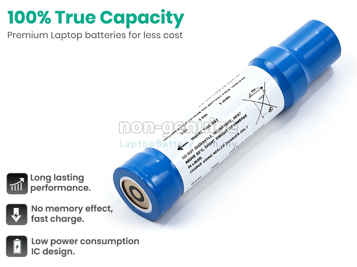 Keeler VISTA OPHTHALMOSCOPE replacement battery