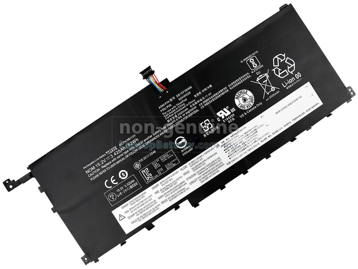 Lenovo ThinkPad X1 CARBON 4TH GEN 20FC battery,high-grade replacement  Lenovo ThinkPad X1 CARBON 4TH GEN 20FC laptop battery from Malaysia(50Wh,4  cells)