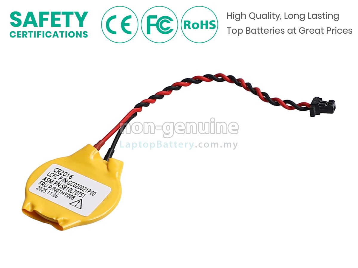 Lenovo THINKPAD X1 CARBON 6TH GEN CMOS replacement battery