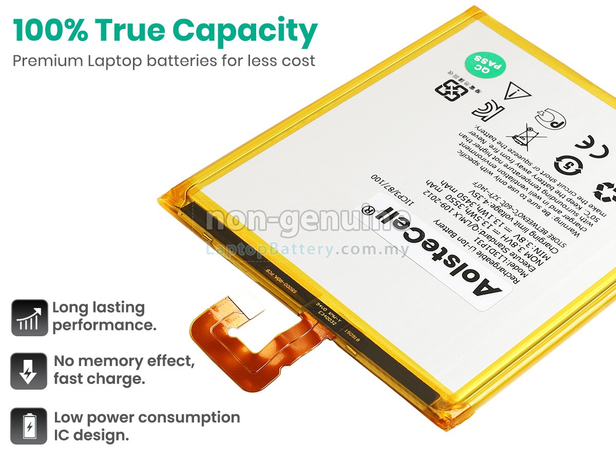 Lenovo TB3-730X replacement battery