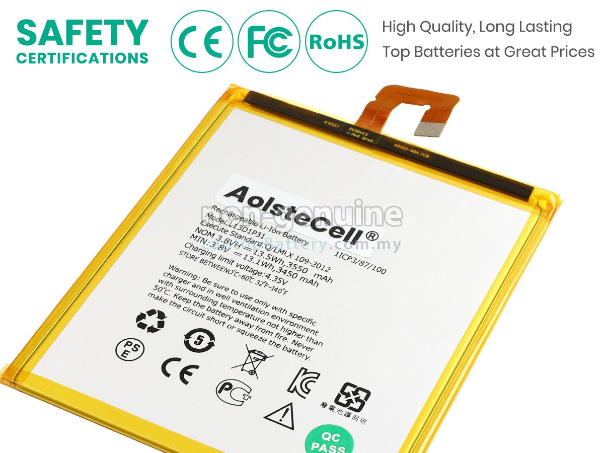 Lenovo TB3-730X replacement battery