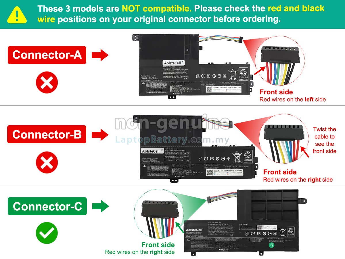 Lenovo L15L2PB1(2ICP6/55/90) replacement battery