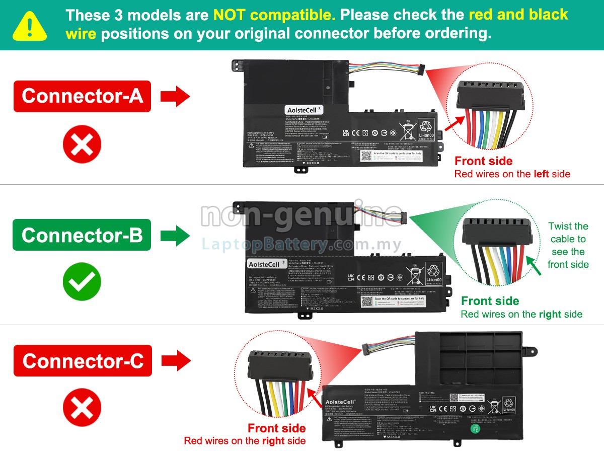Lenovo L15L2PB1(2ICP6/55/90) replacement battery