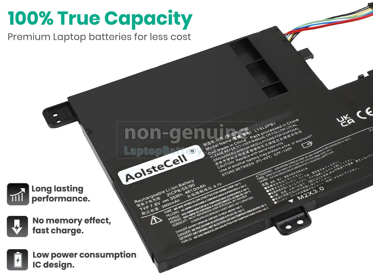 Lenovo YOGA 510-15IKB-80VC000XGE replacement battery