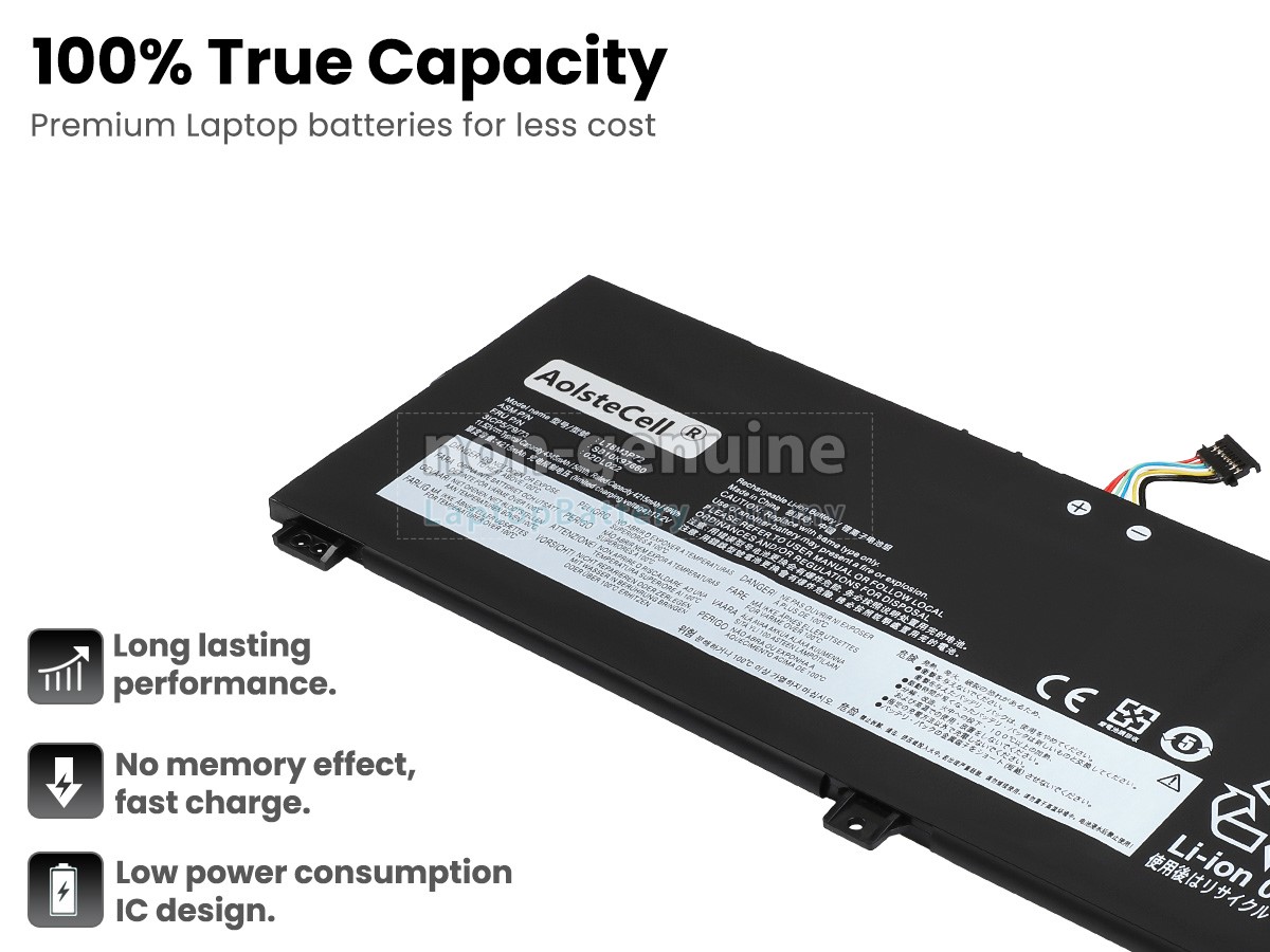 thumbnail image 2 of L18M3P72 L18L3P72 02DL021 Replacement Battery – Lenovo ThinkPad X13 X390 Yoga – 50Wh 2 of 3