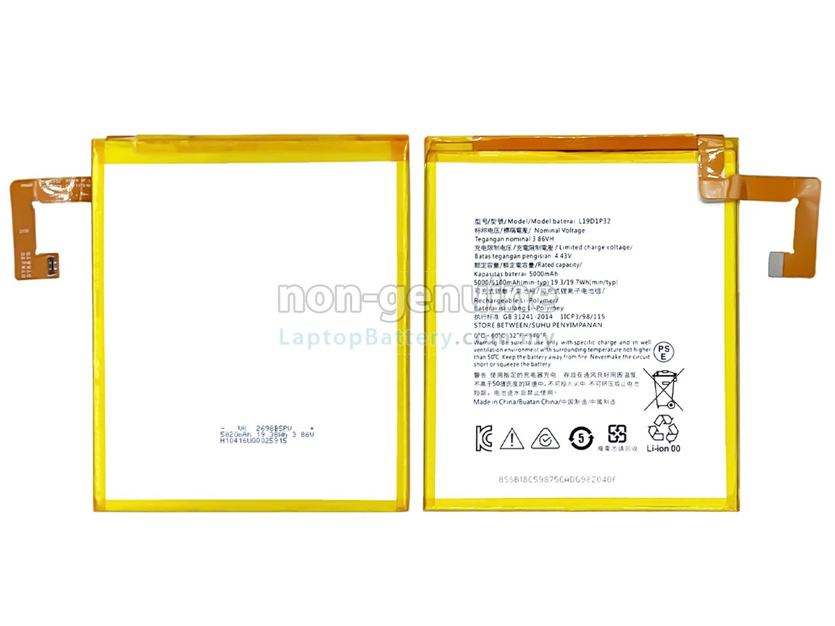 Lenovo TB-X306 replacement battery