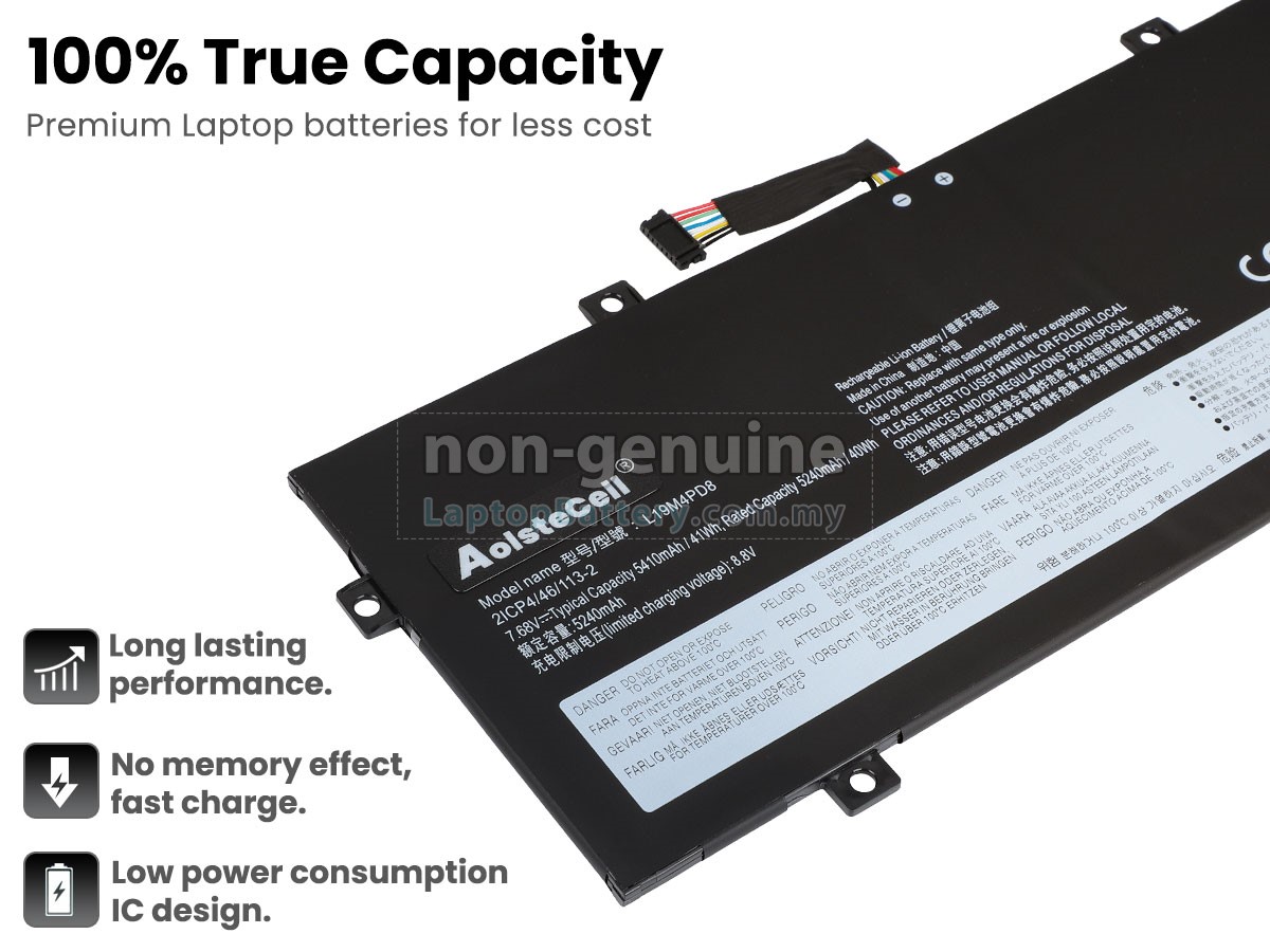 Lenovo YOGA DUET 7-13IML05-82AS003HIV replacement battery