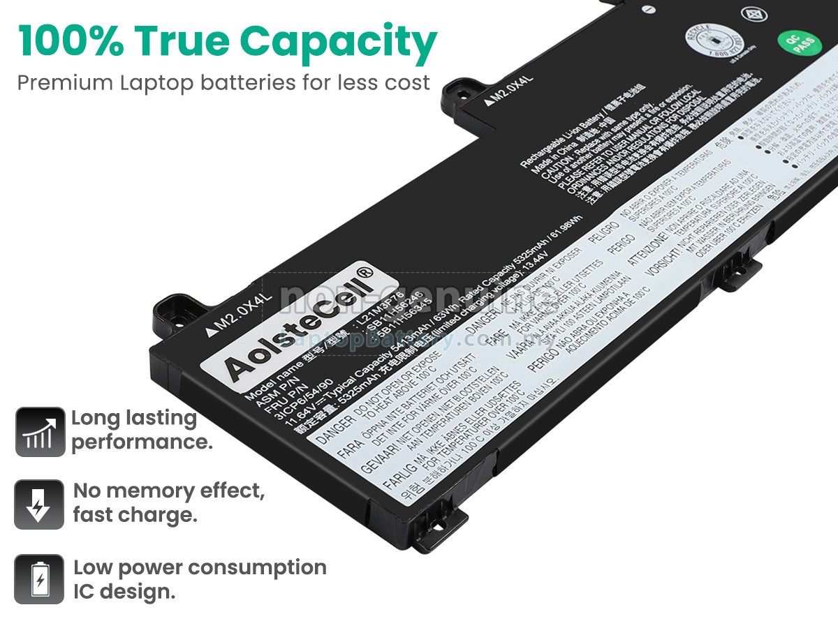 Lenovo L21B3P73 replacement battery