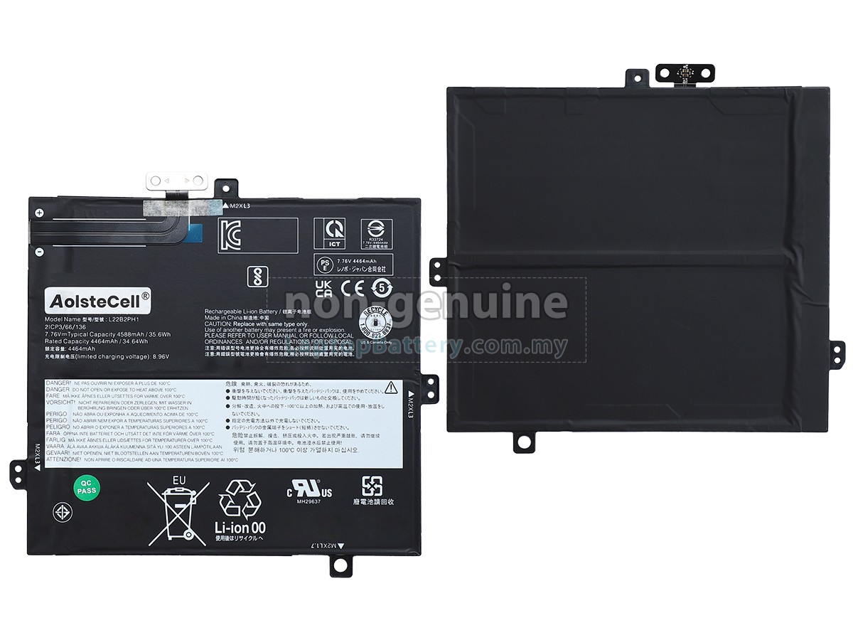 Lenovo IdeaPad DUET 3 11IAN8-82XK005LCK replacement battery