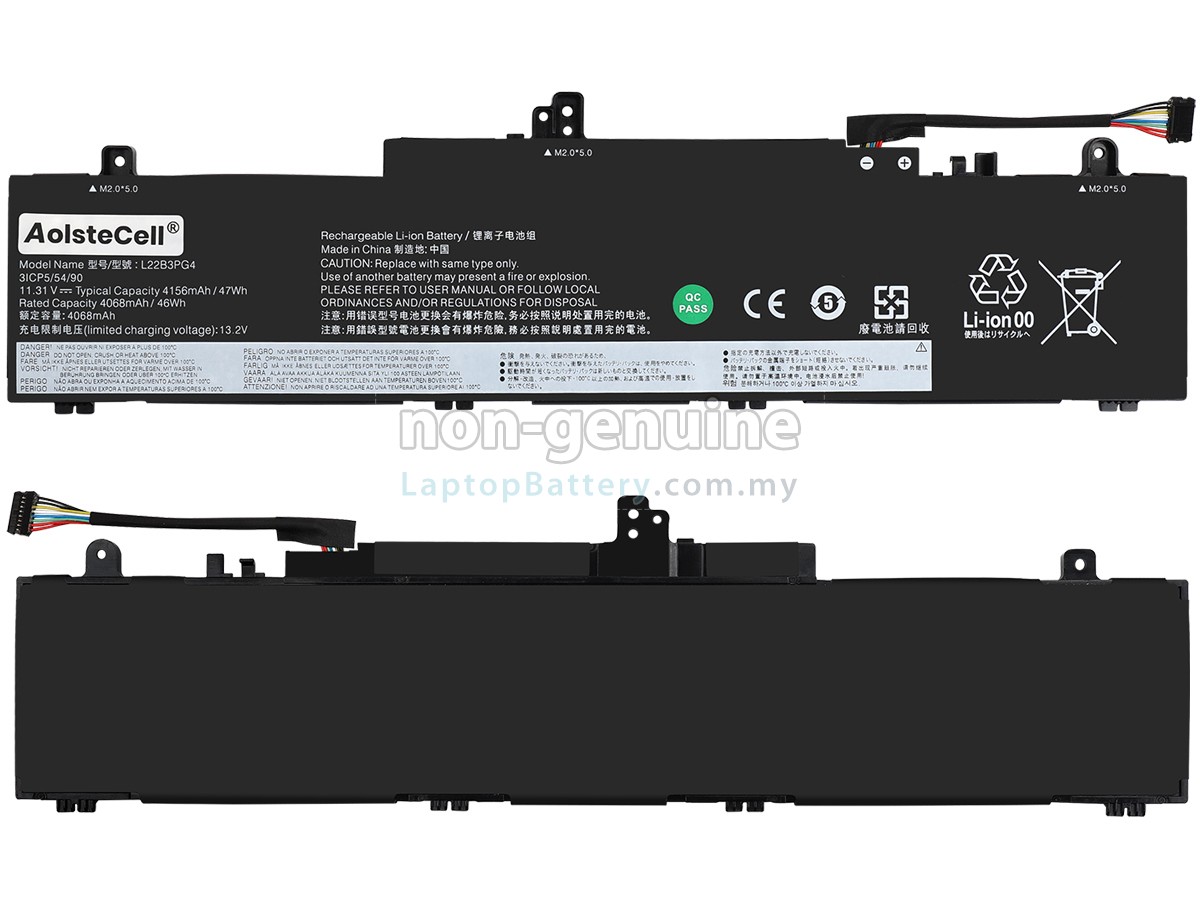 Lenovo L22B3PG4 replacement battery