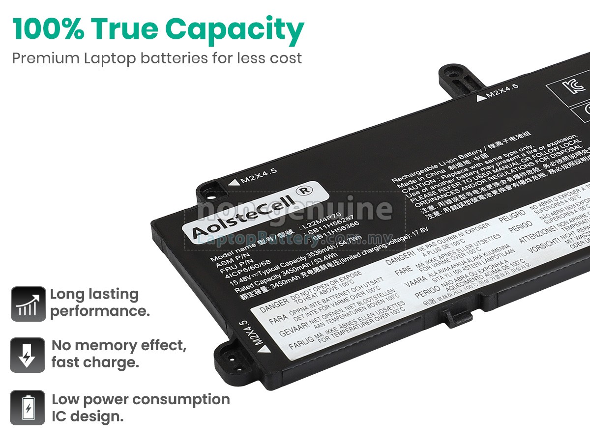 Lenovo L22B4P70 replacement battery
