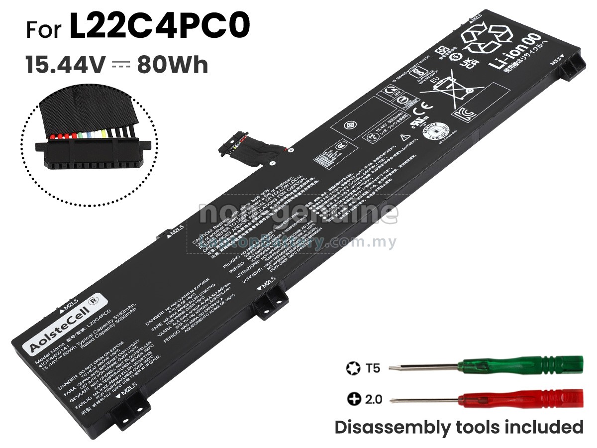 Lenovo LEGION PRO 7 16IRX9H-83DE005HIX replacement battery