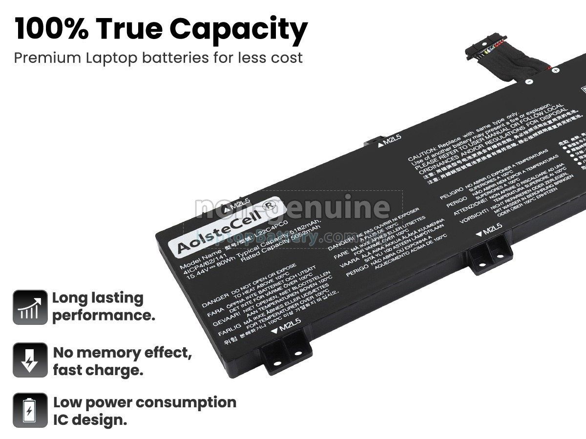 Lenovo LEGION PRO 7 16IRX9H-83DE005HIX replacement battery