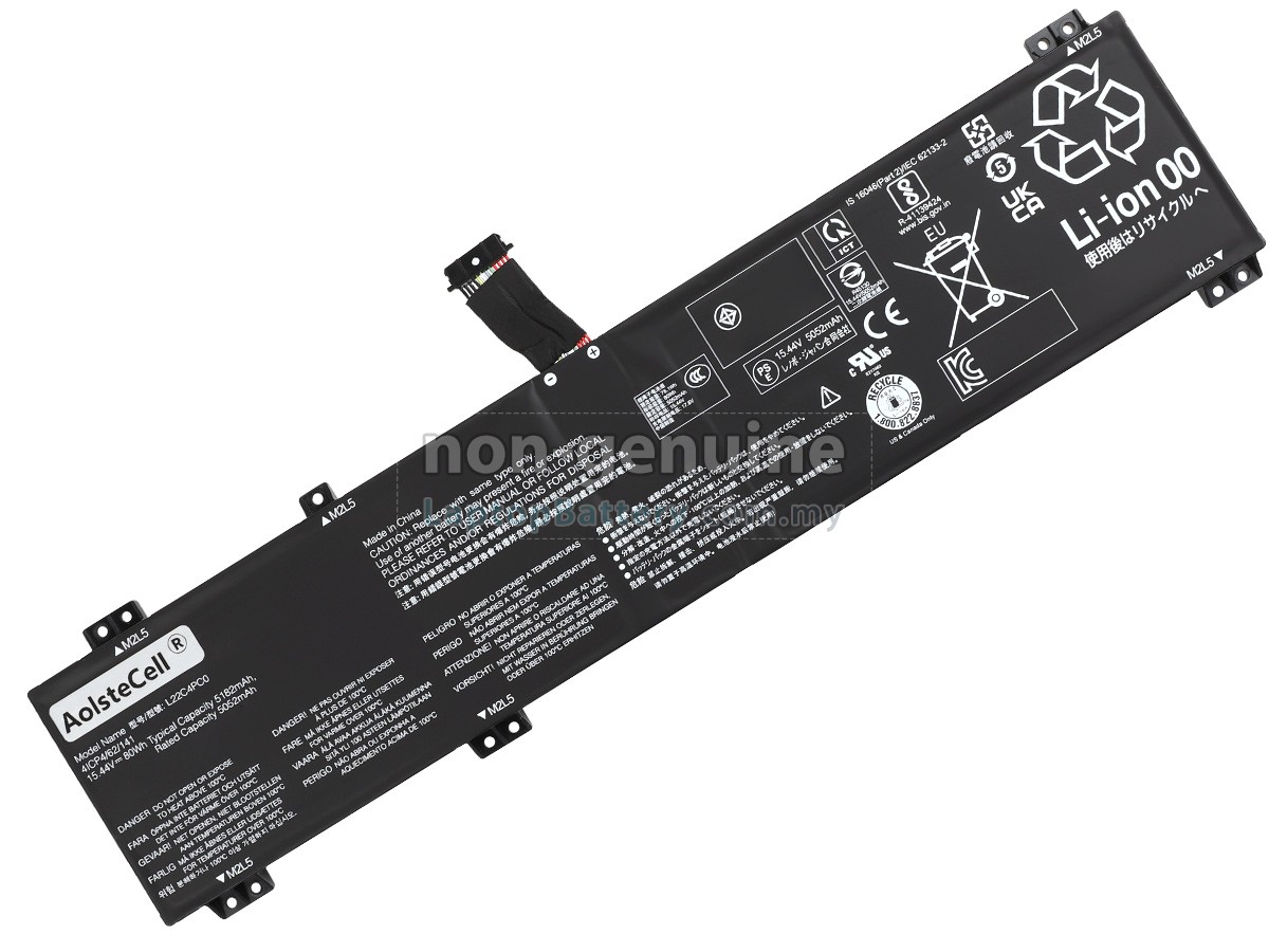 Lenovo LEGION PRO 7 16IRX9H-83DE005HIX replacement battery
