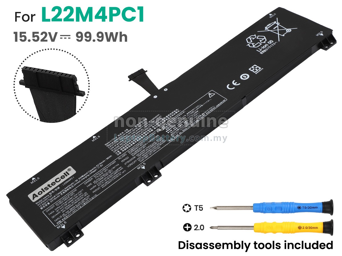 Lenovo LEGION PRO 7 16IRX9H-83DE005HIX replacement battery